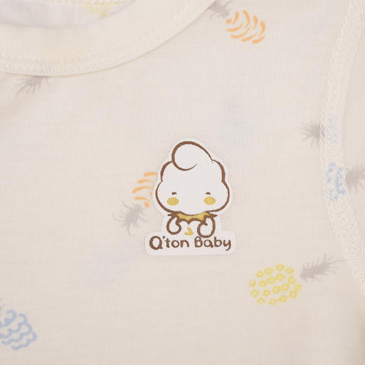 棉果果夏季新品内衣男童女童莫代尔蝴蝶连体衣连身衣哈衣M201726421226 商品图2