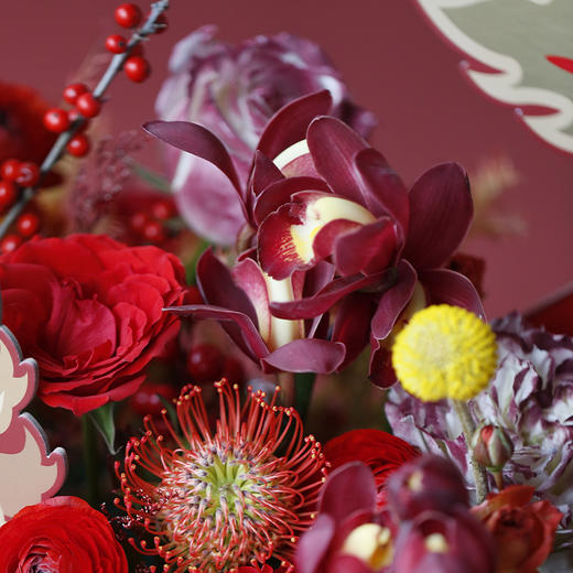 「花开龙腾」开运花礼 商品图2