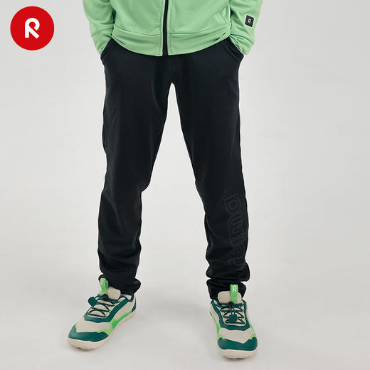 reima男女儿童束脚裤中童2024春季新款修身弹力速干防晒长裤子 商品图3