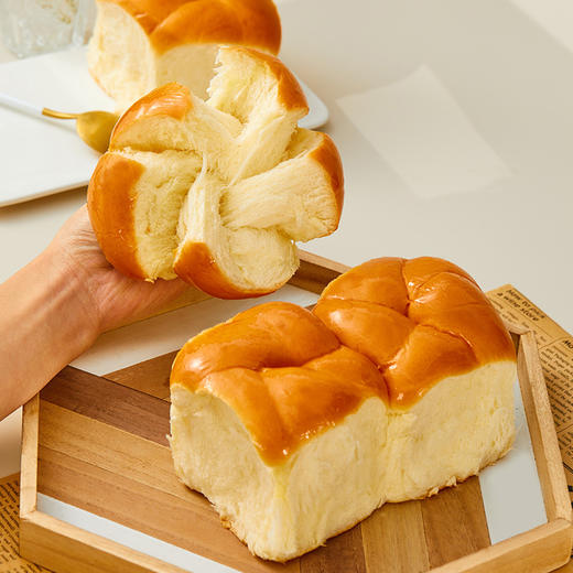 【超值秒杀】经典拉丝老面包 210g*2包装 老式经典 软糯香甜 麦香浓郁 商品图2