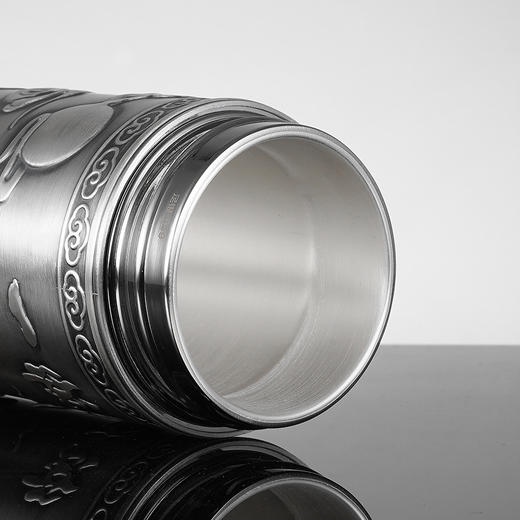 子佩集S999银【一帆风顺】杯摆件【DLBJB028-150】纯银内胆泡茶杯2401 商品图5