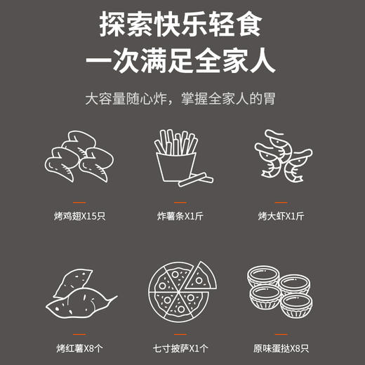 苏泊尔空气炸锅KJ50DQ75【LXDWYY5.0】 商品图1