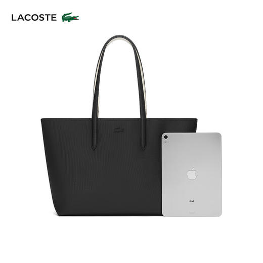 【海南专供价】Lacoste法国鳄鱼女包新款经典大容量双面托特包NF4541AS 商品图4