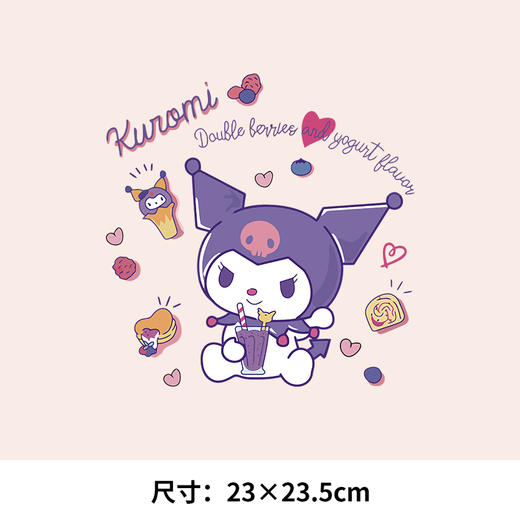 库洛米 美乐蒂可爱衣服印花图案热转印耐水洗胶印柯式烫画 商品图1