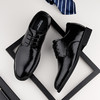 男士皮鞋隐形增高6CM黑色休闲新郎鞋真皮商务正装男 商品缩略图2