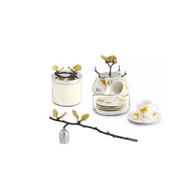 Michael Aram 蝴蝶银杏灭烛器 手工制作香薰蜡烛灭烛罩灭烛器生日礼物礼盒