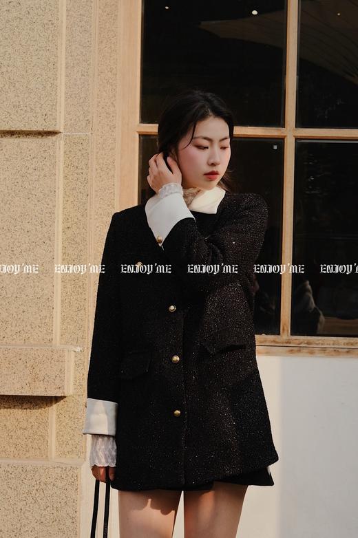 【门店同款】ENJOY冬季法式亮丝中长款羽绒外套 155610524 商品图3