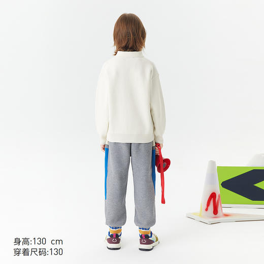 【秒3】【MQD】童装男童加绒针织裤冬季新款裤子中大儿童学院风保暖长裤 商品图2