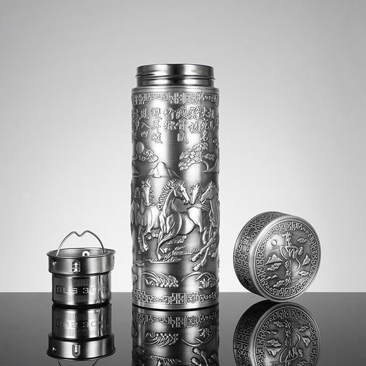 子佩集S999银【马到成功】杯摆件【DLBJB027-150】纯银内胆泡茶杯2401 商品图1