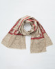 伽罗 JALO 70cm宽边绣克什米尔Pashmina自然色羊绒围巾 商品缩略图0