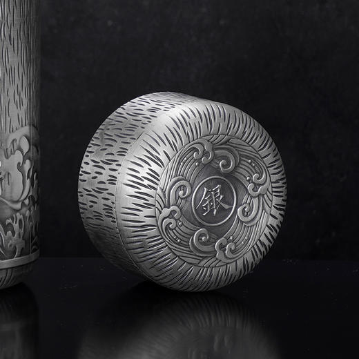 子佩集S999银【鱼游濠水】杯摆件【DLBJB030】纯银内胆泡茶杯2401 商品图3