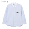 Lacoste法国鳄鱼男装新款时尚休闲简约条纹长袖衬衫CH2270-10 商品缩略图0