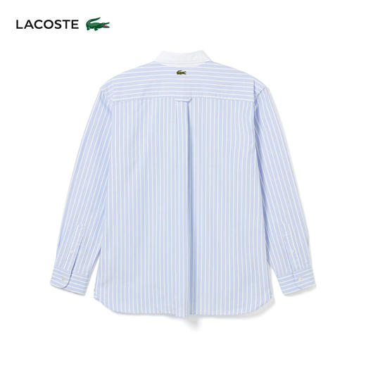 Lacoste法国鳄鱼男装新款时尚休闲简约条纹长袖衬衫CH2270-10 商品图1