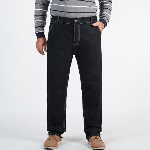 【特大码】【新款DMR】大依优型大码男装直筒牛仔裤弹力加肥加大号宽松长裤舒适胖子裤子夏季 商品图1