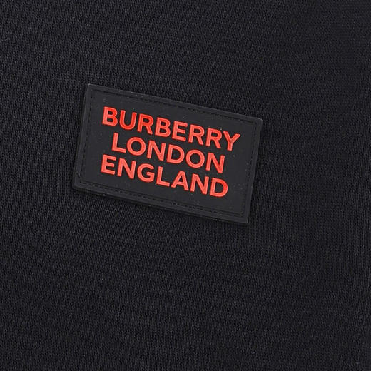 BURBERRY 巴宝莉 男士TB专属标识条纹印花棉质运动针织衫 黑色 8026939 A1189 商品图3