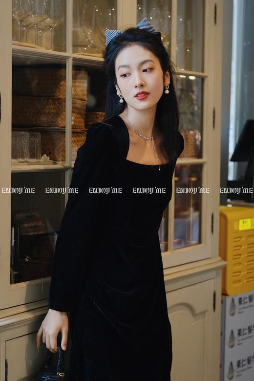 【门店同款】ENJOY春季抽绳开衩连衣裙 149678098 商品图1