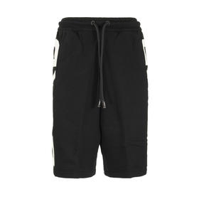 BURBERRY 巴宝莉 男士棉质字母徽标印花休闲短裤 黑色 8034160 A1189