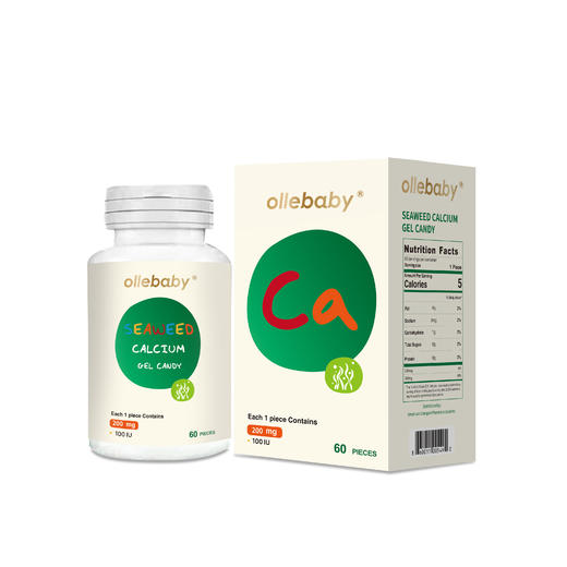 澳立佳美国原装进口海藻钙（含D3+K2）60粒凝胶糖果（200mg升级版） 商品图4