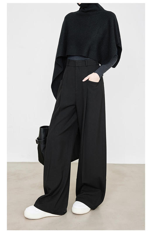 【高品质私服】【t*erow奢牌加厚全羊毛百搭直筒裤】周二（10.14）上午10点开始 轻松潇洒造型，360°藏肉显瘦显腿长，百搭不挑人【无标出货 介意慎拍】 商品图8