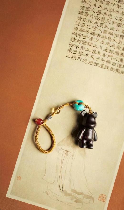 暴力熊°紫光檀挂件 商品图0