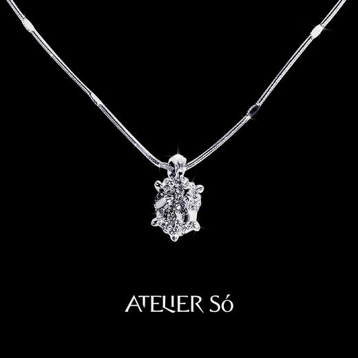 ATELIERSÓ 24SS KARAT 系列-鸽子蛋六爪吊坠项链 商品图0