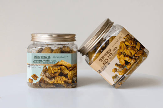 【限时抢购】【年前最后一次】陆续发货【独家定制】健康食品香酥鳕鱼块小零食（100克X3罐） 158A119007 商品图1