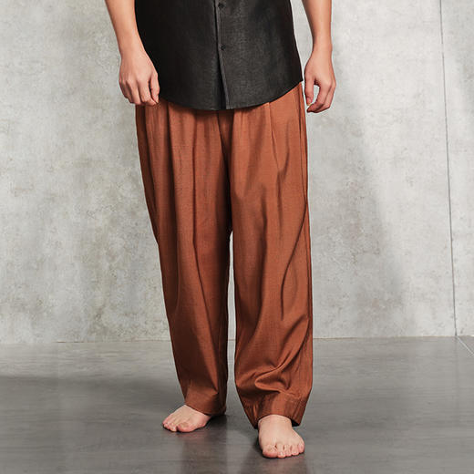 TANGY Collection天意精品2024春季新品宽松休闲直筒裤休闲裤 N241502 商品图1