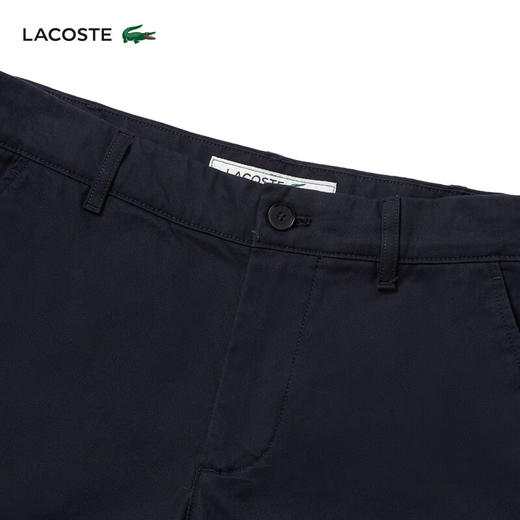 Lacoste法国鳄鱼男装新款直筒裤时尚纯色商务长裤HH2203-10 商品图2