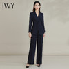 IWY/新中式藏青色西装套装女新款国风职业装高端西服外套FYCP075 商品缩略图2