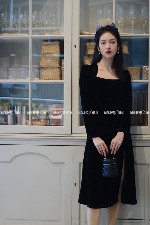 【门店同款】ENJOY春季抽绳开衩连衣裙 149678098 商品图3