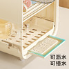 婴儿辅食工具奶瓶收纳架餐桌放置沥水架杯子置物架碗筷宝宝餐具柜 商品缩略图3