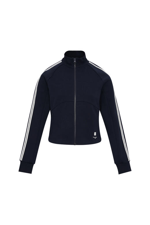 oneup双面短款蕾丝贴条长袖外套 商品图5