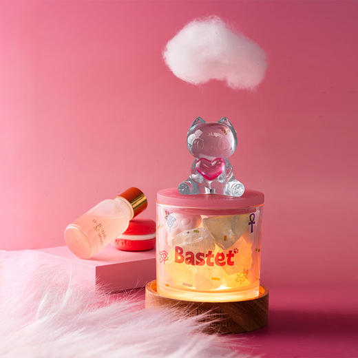 大英博物馆盖亚·安德森猫和她的朋友们系列 甜心香薰晶石氛围灯扩香石礼盒 商品图1