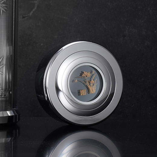 子佩集S999银【鸿福云集】杯摆件【ZBYTJB01】纯银内胆-竹报平安泡茶杯2401 商品图3