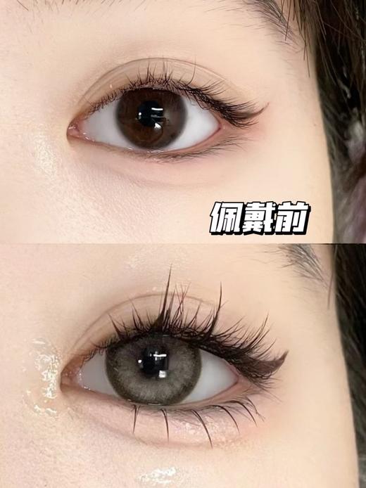 【宝妹推荐】Ginomii·半年抛  绵羊酵母 14.5  微醺烟灰色，迷离感大眼珠子自然又混血！混血小白轻松驾驭！ 韩国0-800度<一副两片> 商品图1