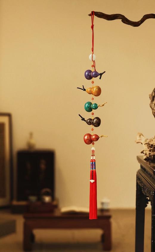 五福临门°大漆+螺钿挂件 商品图0