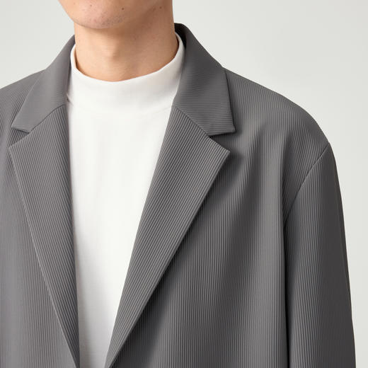 墨麦客男装 斜纹  秋季新款翻领宽松西装休闲夹克外套80901。 商品图2