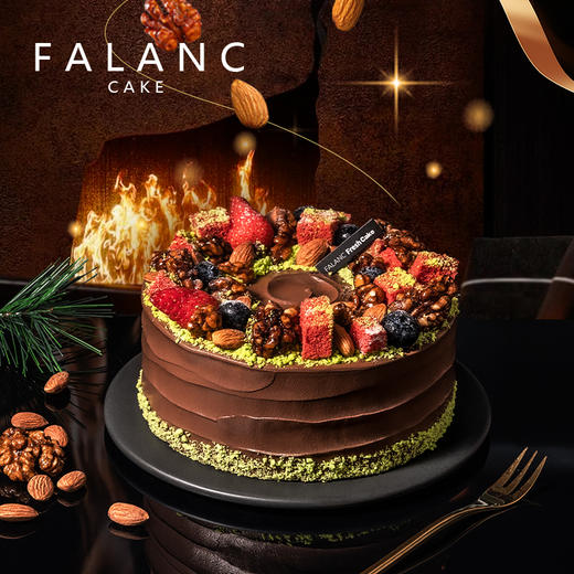 【可可迷雾森林】榛子巧克力生日蛋糕 | FALANC CAKE 商品图1