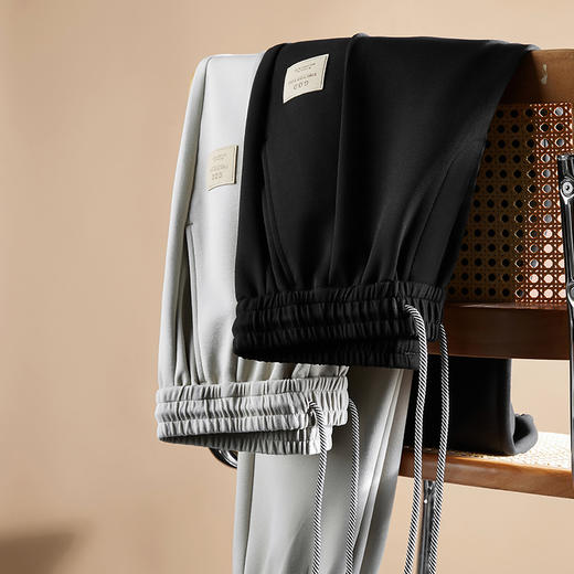 【新款DDP】大依优型大码休闲裤束脚运动裤弹力松紧腰弹力加肥加大宽松大码男士长裤 商品图1