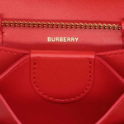 BURBERRY 巴宝莉 女士TB专属标识链条单肩包 红色 8018969 A1460 商品图2