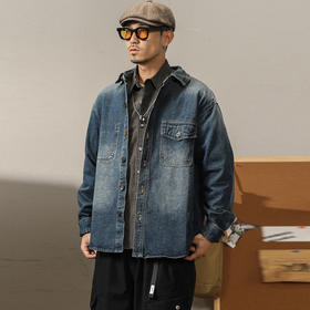 【Q】【新款DQ】大依优型大码牛仔外套新款牛仔衣青年百搭上衣潮款加肥加大胖子