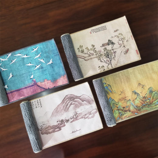 台隆金吸水茶巾彩绘禅意毛巾茶具配件加厚茶布查盘茶几茶桌抹布 商品图0