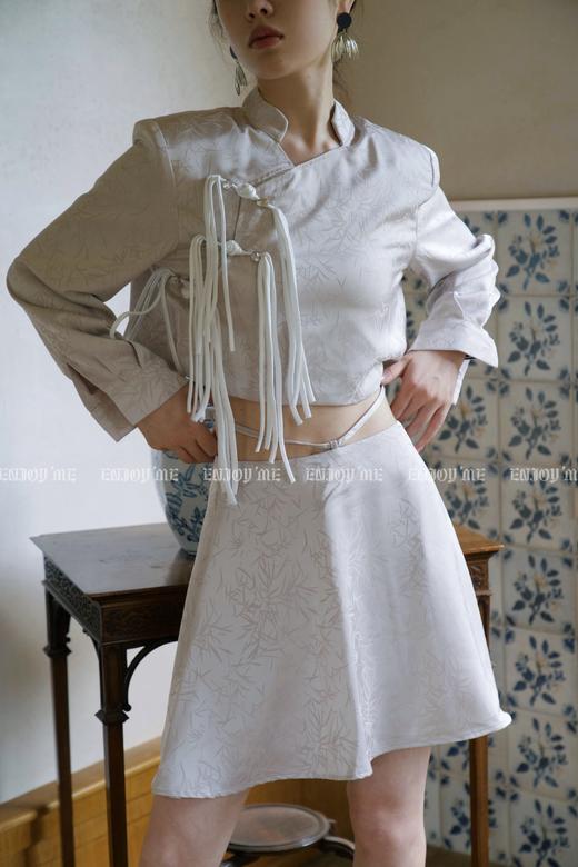 【门店同款】秋季新中式竹叶暗纹套装 154099533 商品图5