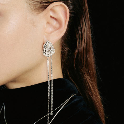 ATELIERSÓ 24SS KARAT 系列-水滴克拉流苏耳环 商品图1