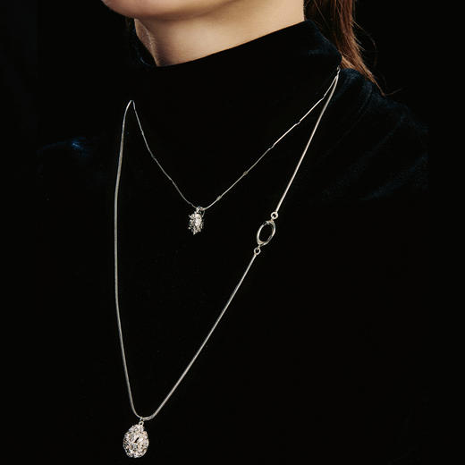 ATELIERSÓ 24SS KARAT 系列-鸽子蛋六爪吊坠项链 商品图1