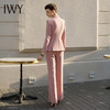 IWY/粉色西装外套女新款一粒扣西服正装套装主持人上镜服装CP1952-P 商品缩略图4