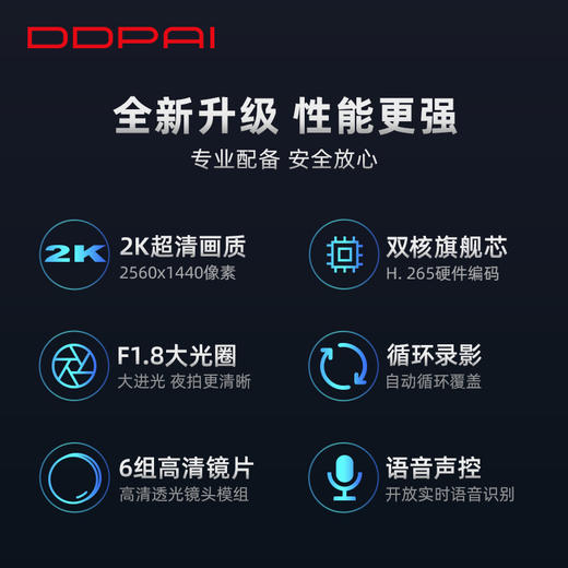 盯盯拍mini2s 2K画质 停车监控 智能降压线保护电瓶 商品图2