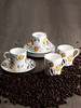 Michael Aram 兰花/蝴蝶银杏杯碟四件套含支架 送礼女生茶具陶瓷茶杯咖啡杯 商品缩略图3