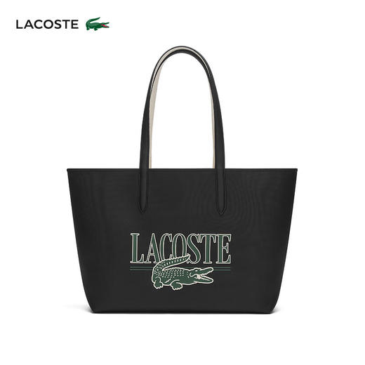 【海南专供价】Lacoste法国鳄鱼女包新款经典大容量双面托特包NF4541AS 商品图3