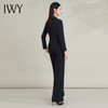 IWY/新中式藏青色西装套装女新款国风职业装高端西服外套FYCP075 商品缩略图4
